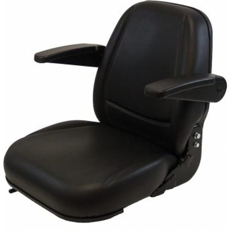 Seat(Black) Fits Bobcat Replaces SEQ90-0380
