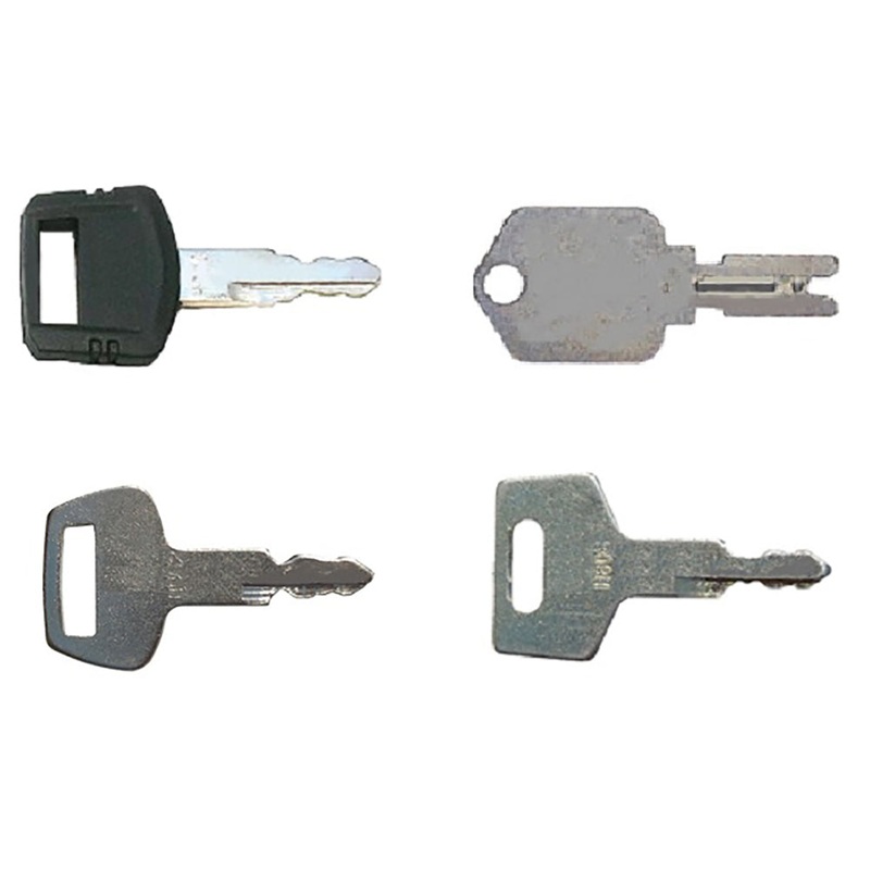 4 pc Equipment Key Set Fits Ford/New Holland Replaces HITACHIKEYSET