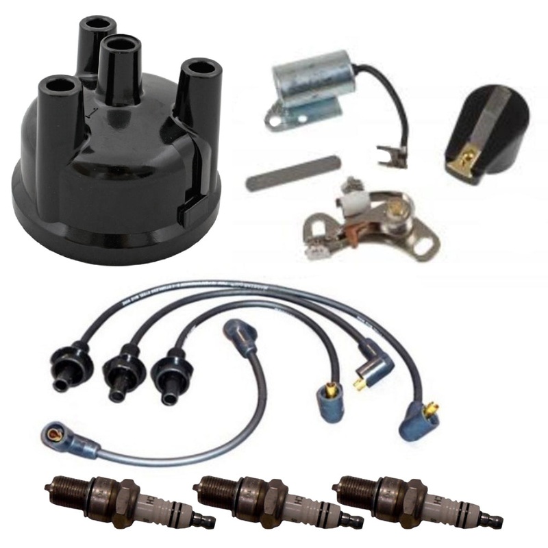 COMPLETE DIST TUNE UP KIT Fits Ford 2000 3000 4000 3CYL TRACTOR 1965 thru 1975