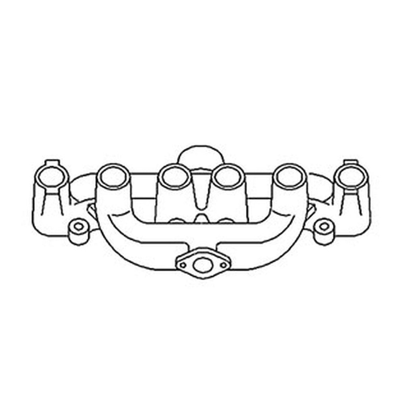 Intake & Exhaust Manifold Fits Allis Chalmers D17 170 175 70257485