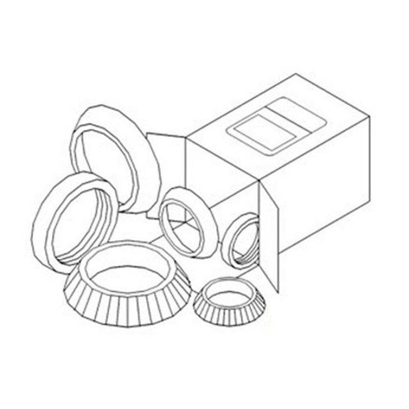 1810320M1 Fits Massey Ferguson Wheel Bearing Kit 165 253 255 275 283 290 360 +