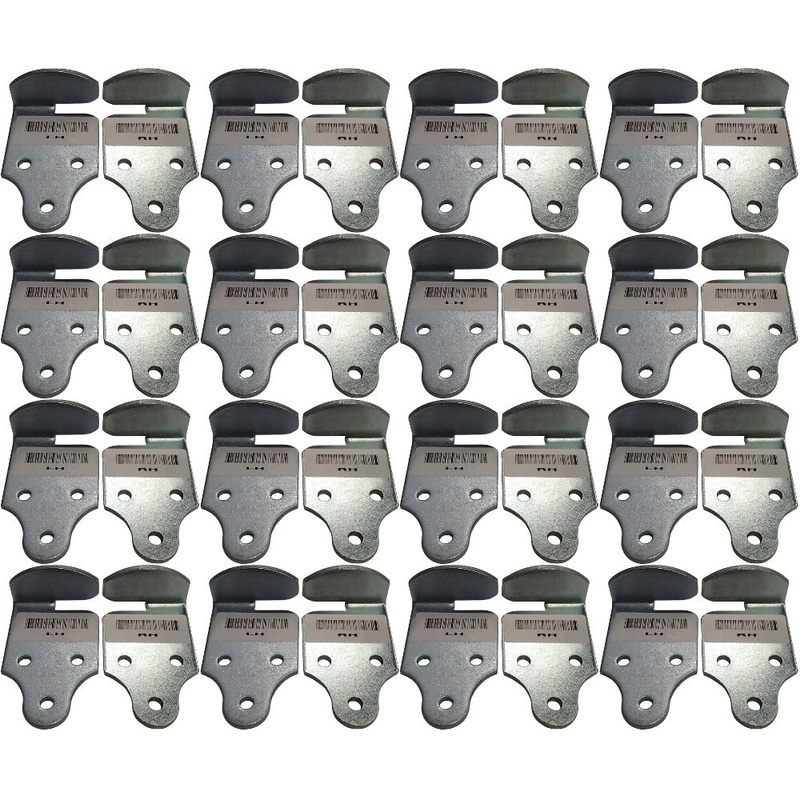 (32) Trailer Utility Wood Sides Latch Rack Stake Body Gates Corner Brackets Set
