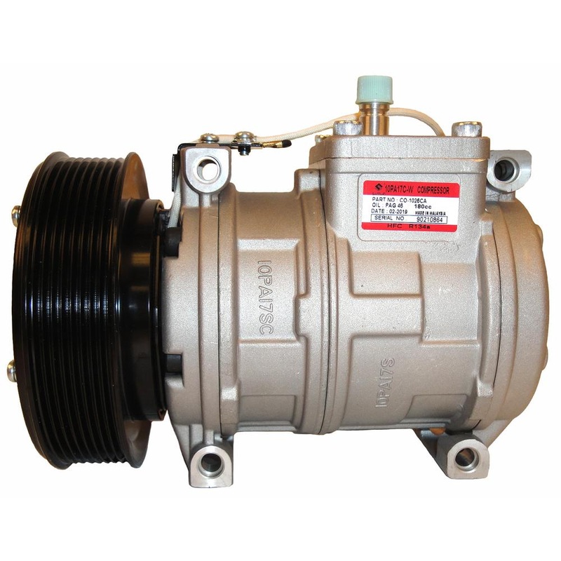 AH169875 Air Conditioner Compressor Nippondenso With Clutch Fits John Deere