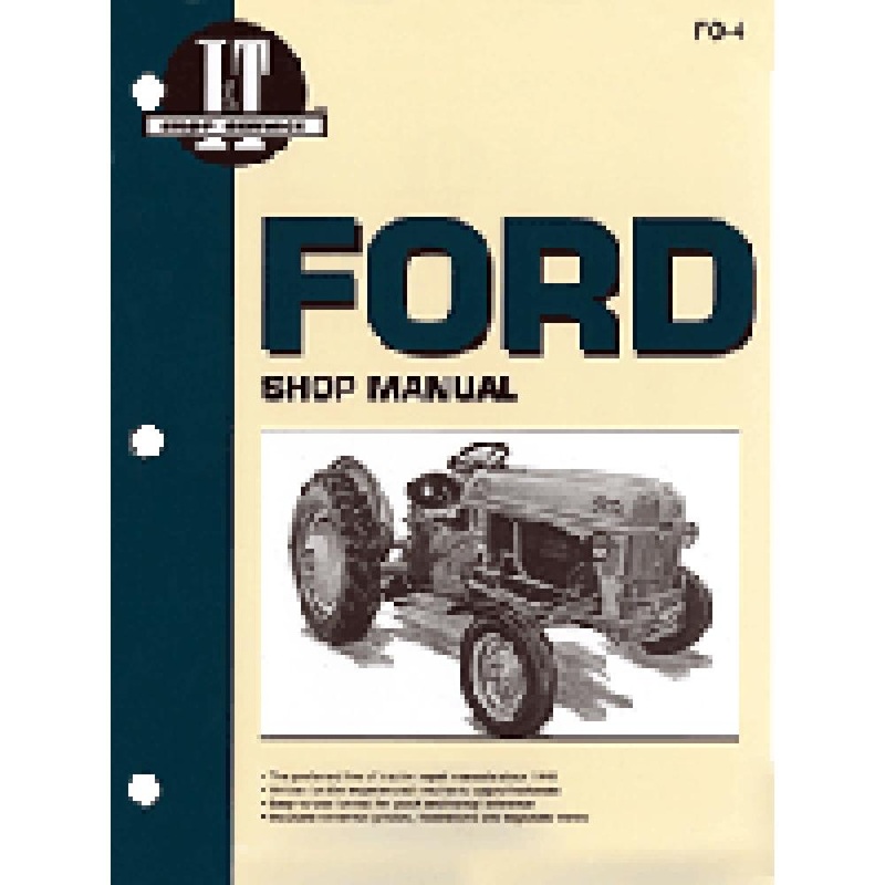 Shop Manual Fits Ford/New Holland Replaces 595-FO4