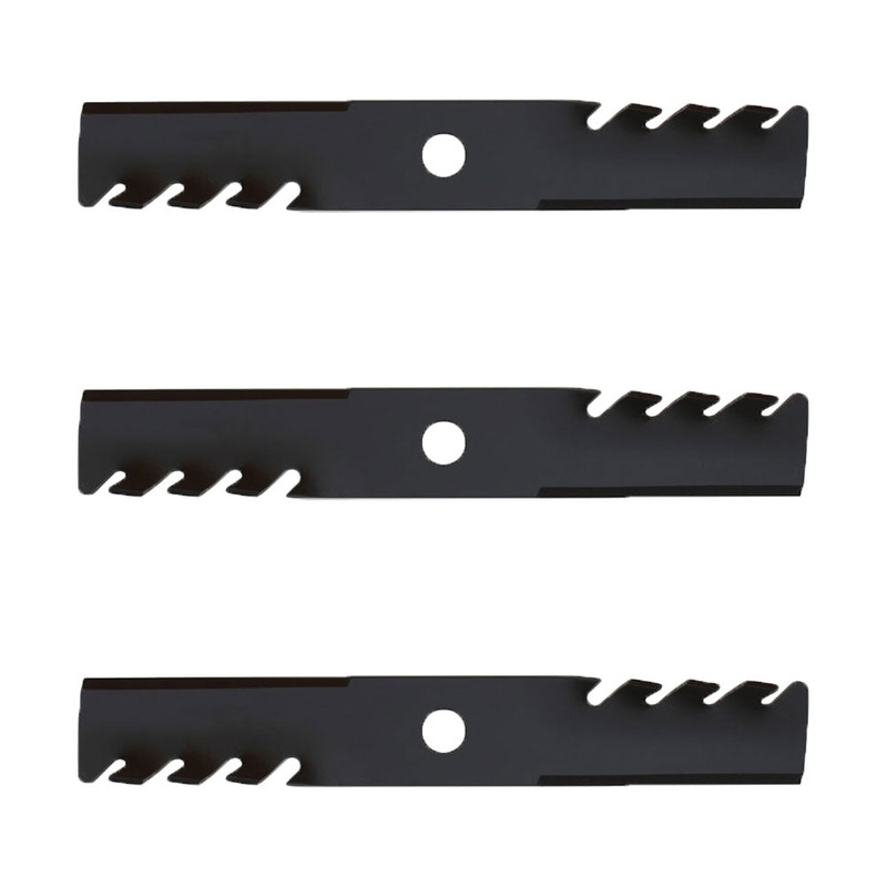 Set of 3 XHT 48 mower blades to fit Fits Exmark 103-6401 103-6381 11231 92-029