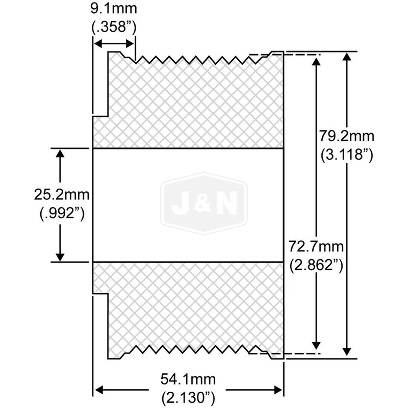 210-12002-JN J&N Electrical Products Pulley