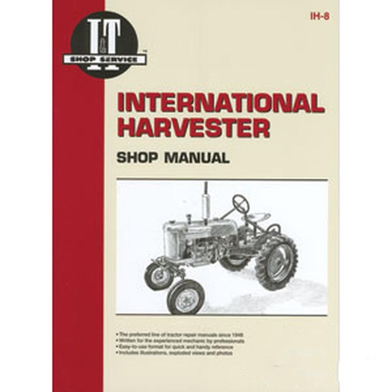 Shop Manual Fits Case/International Harvester Replaces IH-8