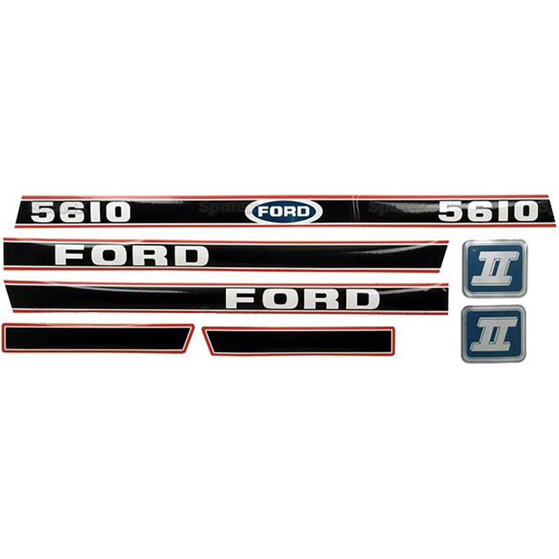 Hood Decal Set Fits Ford/New Holland Replaces 83952740