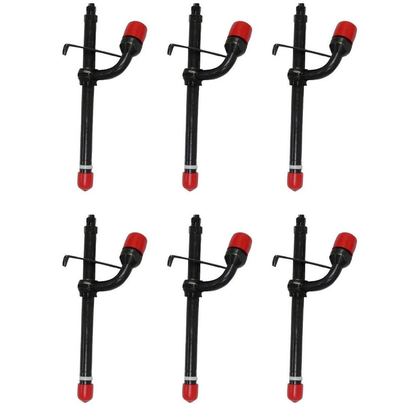 6 Pack- Fuel Injectors AR89564 Fits John Deere 1140 1520 1530 2020 2030 2350 295