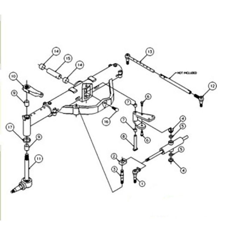 Complete Front Axle Overhaul Kit Fits Case-IH 786 886 986 1066 1466 1566