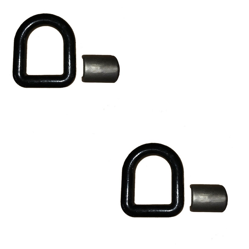 (2) 1 Diameter Weld-On D-Ring (Black) Fits Universal Tlu28-0017