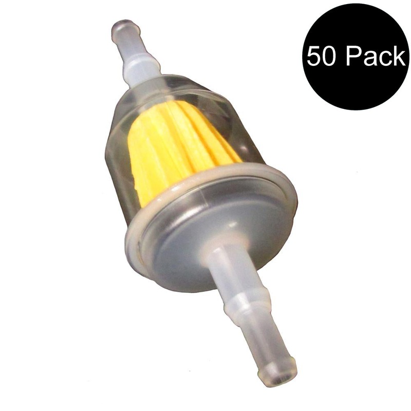 50 Fuel Filters Fits Simplicity Derby Pacer Fits Scag 49019-7005 Fits Great Dane