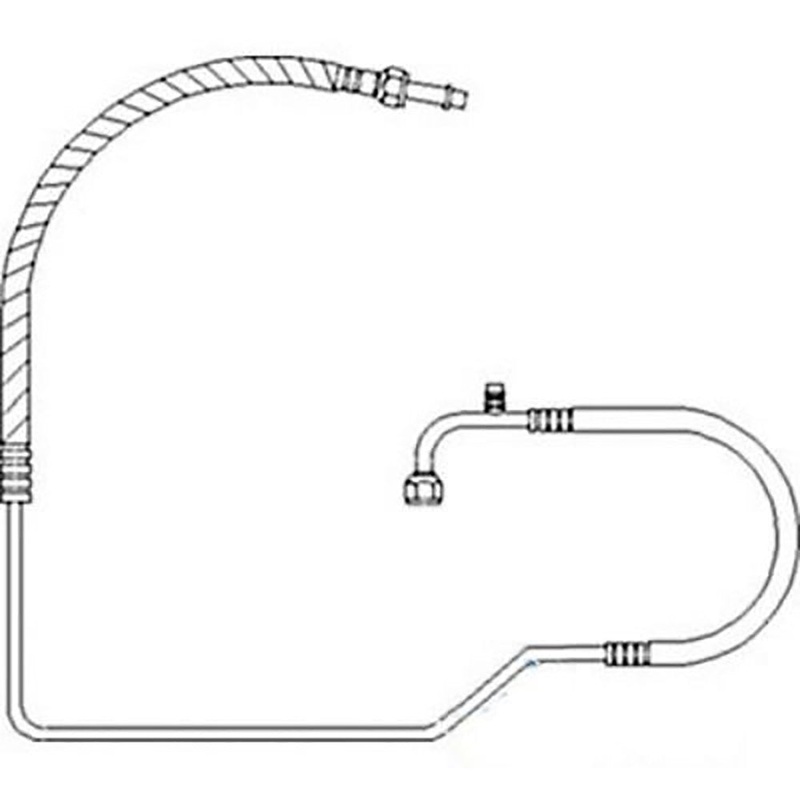 Air Conditioning Hose Line – Compressor to Condenser Fits John Deere 4050 4230