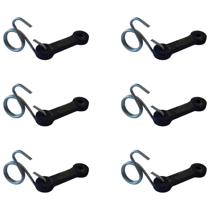 (Pack of 6) Bagger Latch Strap & Hook Fits Husqvarna 160793, 532160793,