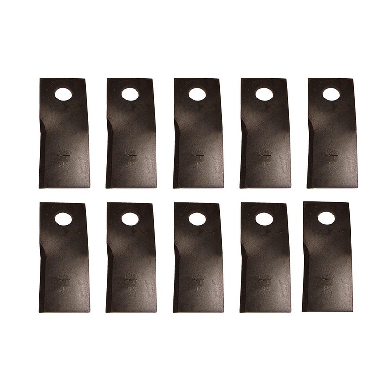 (10) Right Hand Disc Mower Blades Fits Bush Hog 526 527 528