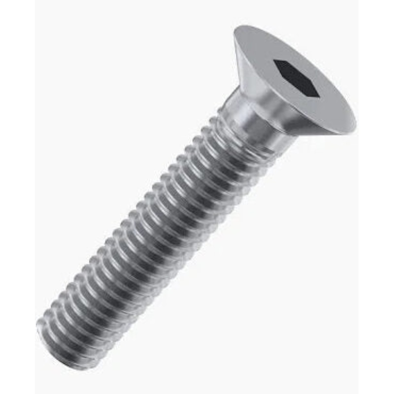 National Equipment 402109 Screw, Flat Head Socket Cap, M10 x 25, Adhesive Patch