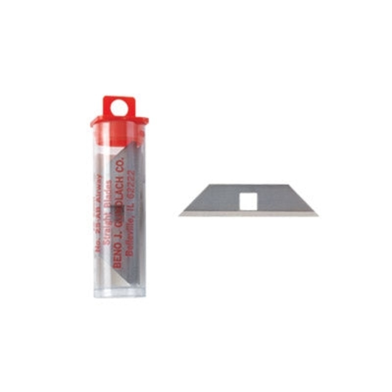 Airway Knife  No. 25-AB Straight Blades (12 Pk)
