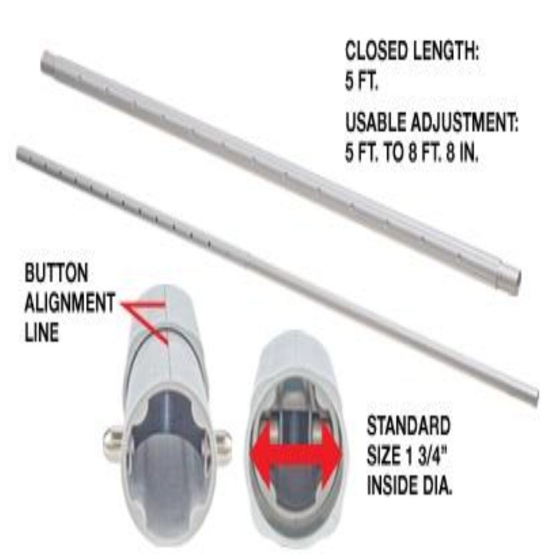 Crain Tools No. 517 5′ Aluminum Stretcher Tube