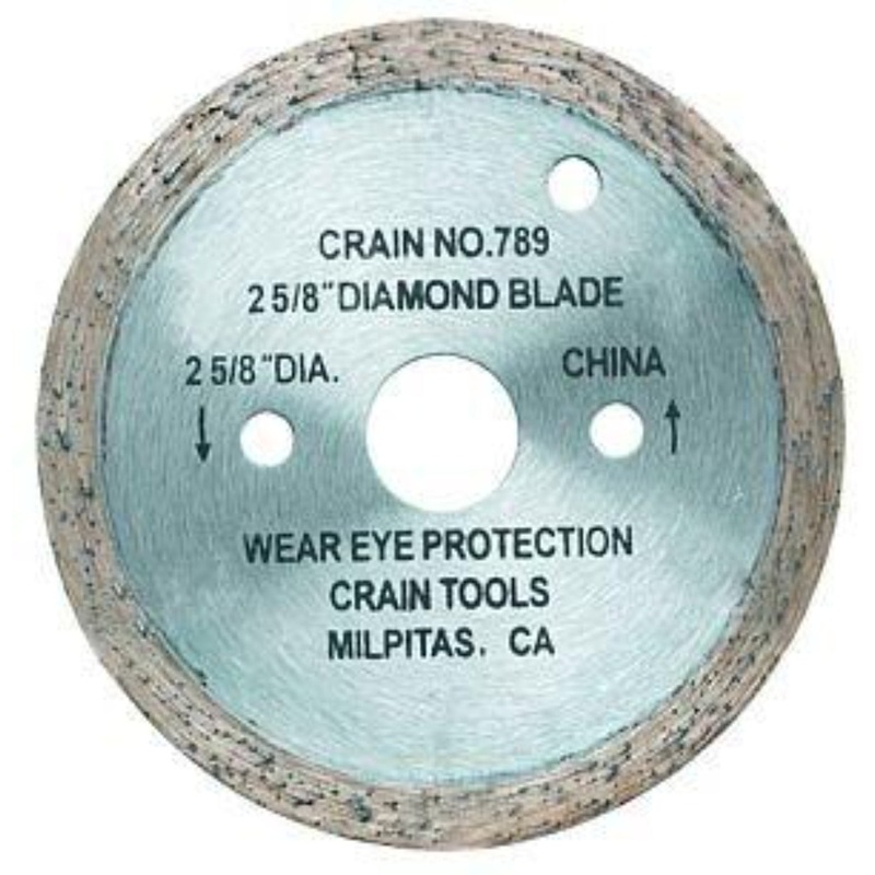 Crain Tools No. 789 2-5/8 Diamond Blade