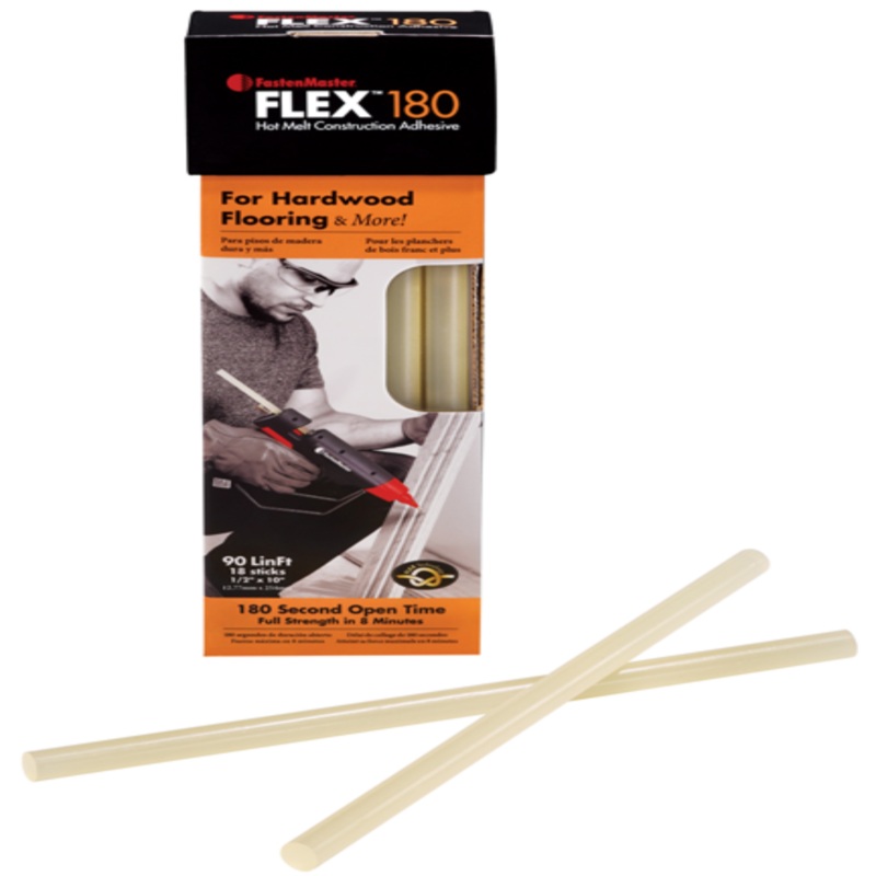 FASTENMASTER 10 FLEX-180 Adhesive glue sticks – 18 Pack