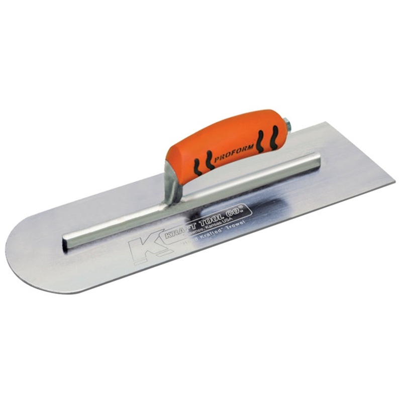 KRAFT 24 x 5 Round End Cement Trowel w/ProForm Handle