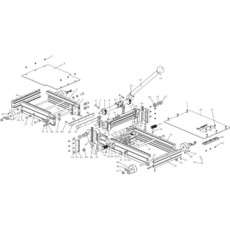 D-Cut RC-200 Wall Base Cutter Replacement Parts