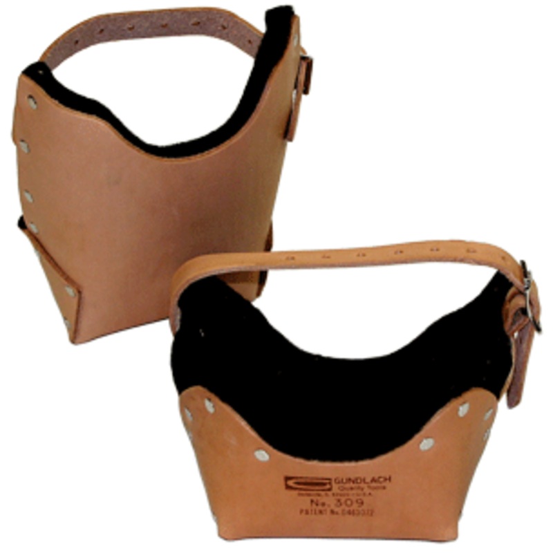 Gundlach 309X Leather Knee Pads with Buckle