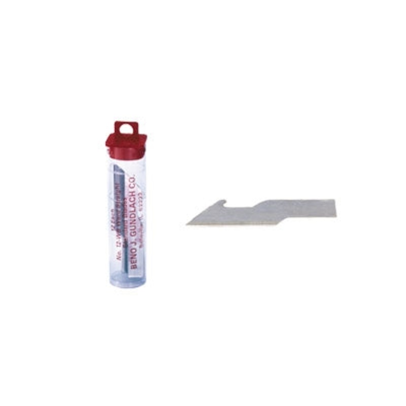 Gundlach No. 12-WB Ward Straight Blades (12pk)