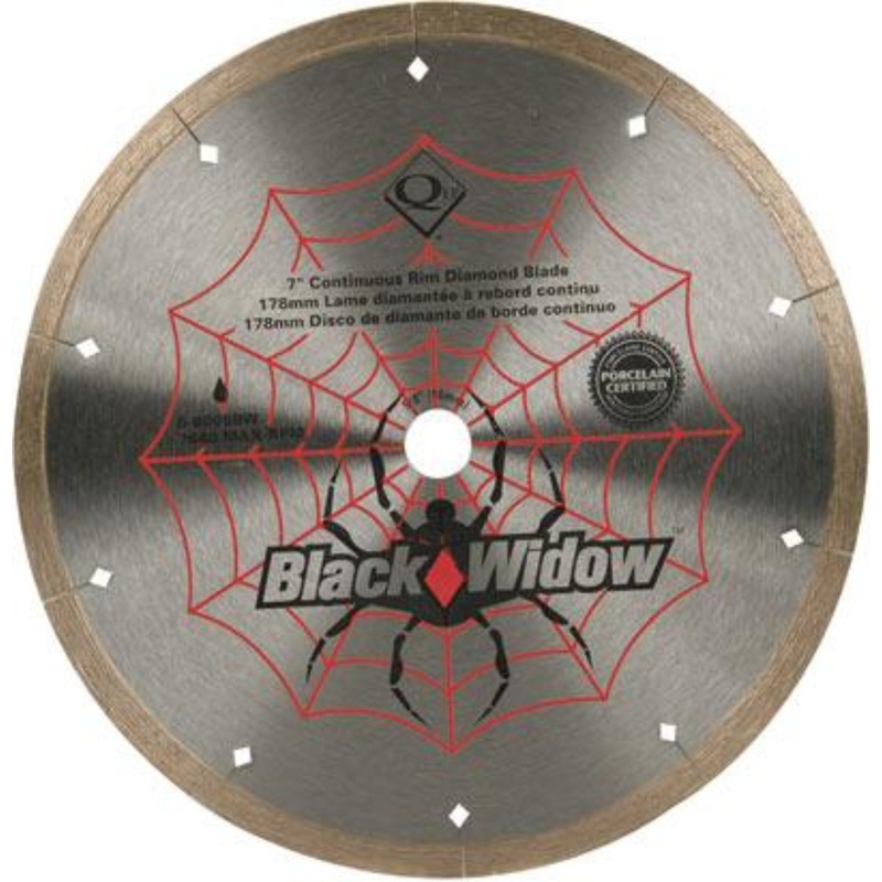 QEP 6-8008BW 8 Black Widow Diamond Blade for Ceramic And Porcelain