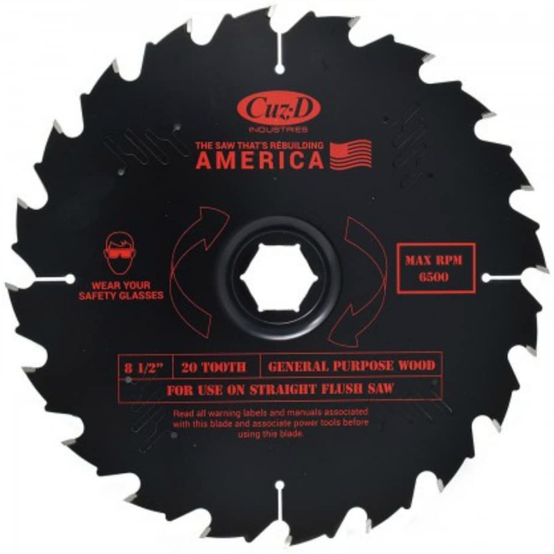 20 Tooth Carbide Tip Blade for Straight Flush Saw – Demolition Blade