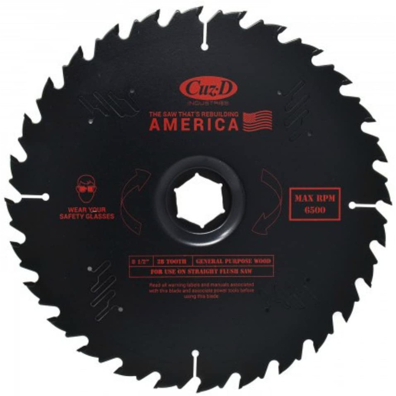 28 Tooth Carbide Tip Blade for Straight Flush Saw