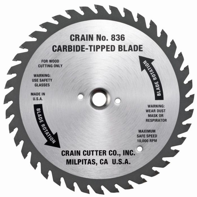 Floor King Crain-Compatible 836 Carbide Tipped Saw Blade