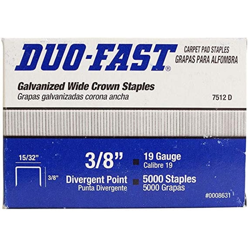 Duo-Fast 7512 pad staples