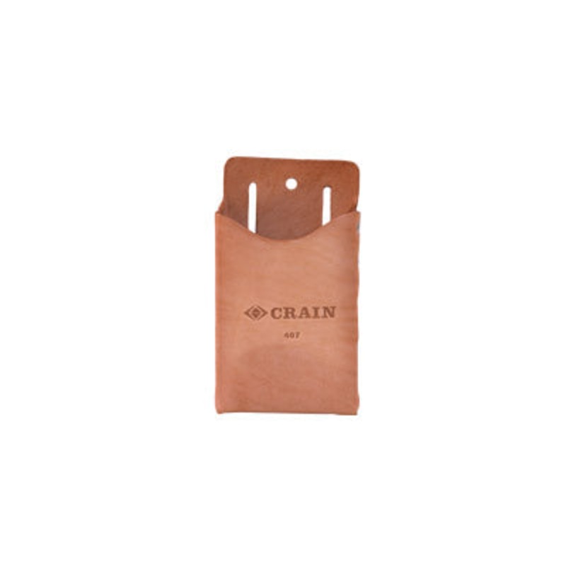Crain Tools No. 407 Square Leather Tool Pouch