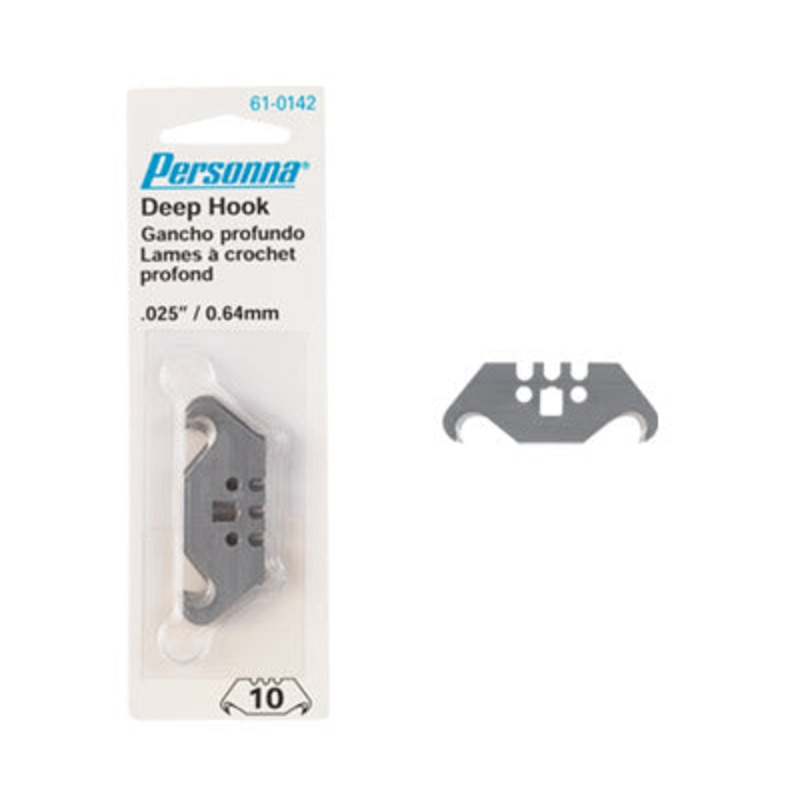 Crain Tools No. 997 Personna Deep Hook Blades (10)