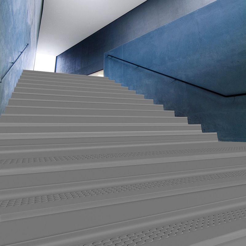 Mannington ColorScape / ColorSpec Type TS Rubber Stair Treads – 60 Lengths – Square Profile