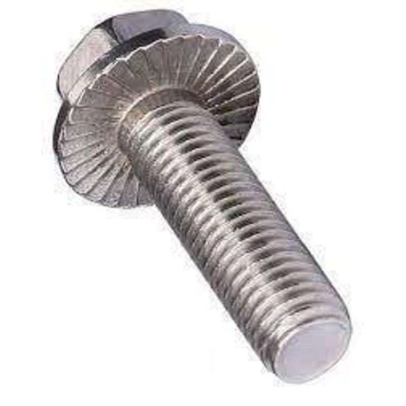 National Equipment 74650 Screw, Hex Flange, M10-1.5 x 25mm, Class 8.8