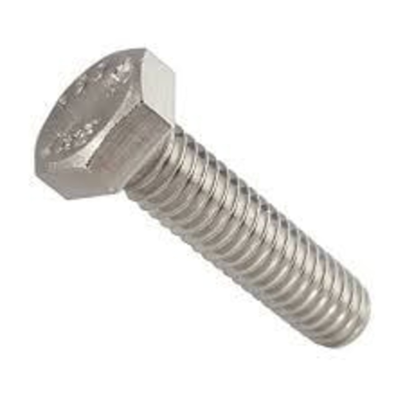 National Equipment Screw, Hex Head Cap, 3/8-16×3-3/4