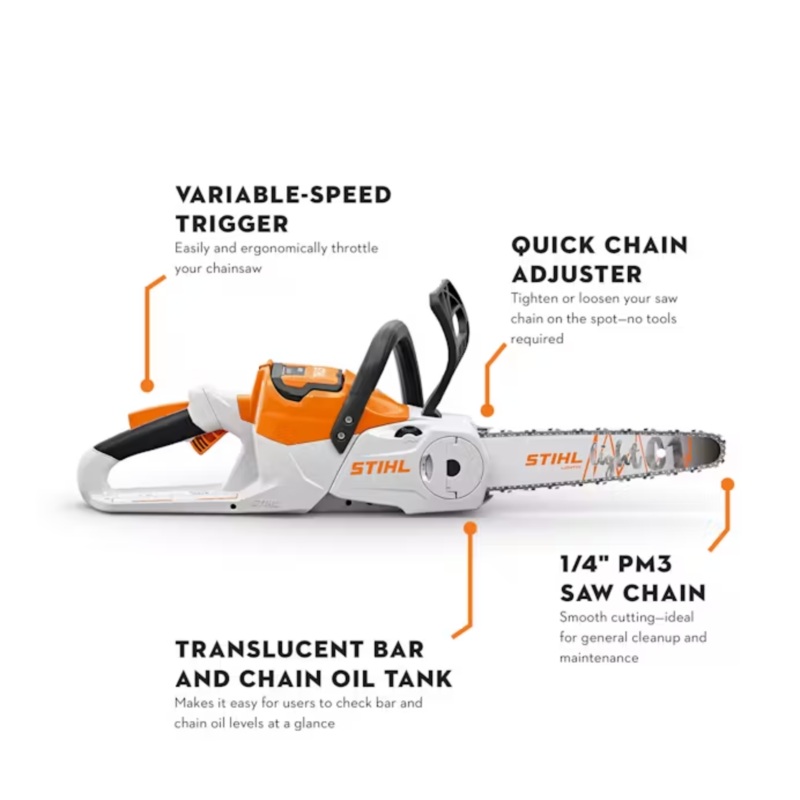 STIHL MSA 70 C-B 12 W/ AK 30 & AL 101