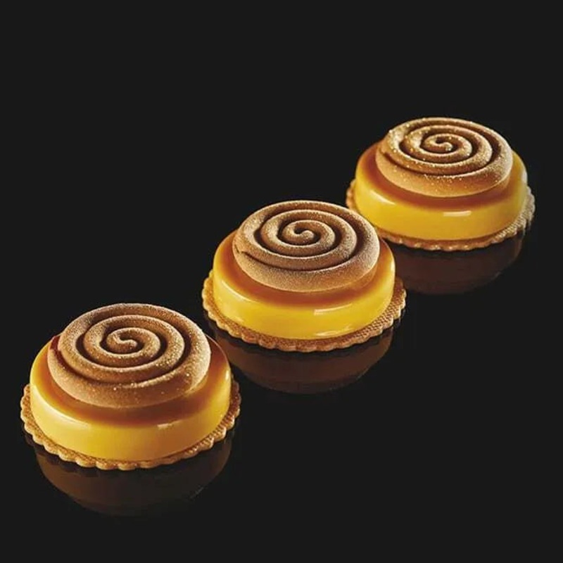 Pavoni Ipnosi 64 mm – Spiral Top 2.5 inch – 8 Forms – Silicone Mold