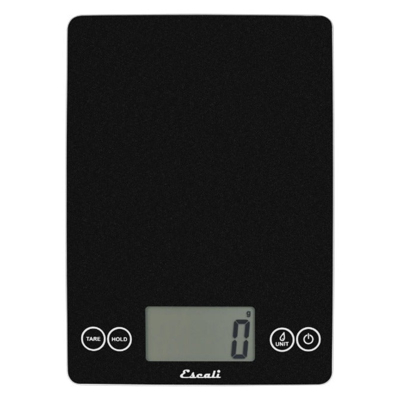 Escali Arti Glass Digital Scale 15lb. Black