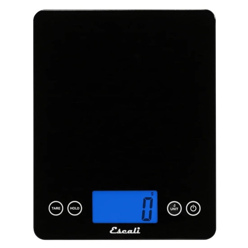Escali XL Arti Glass Digital Scale 22lb. Black