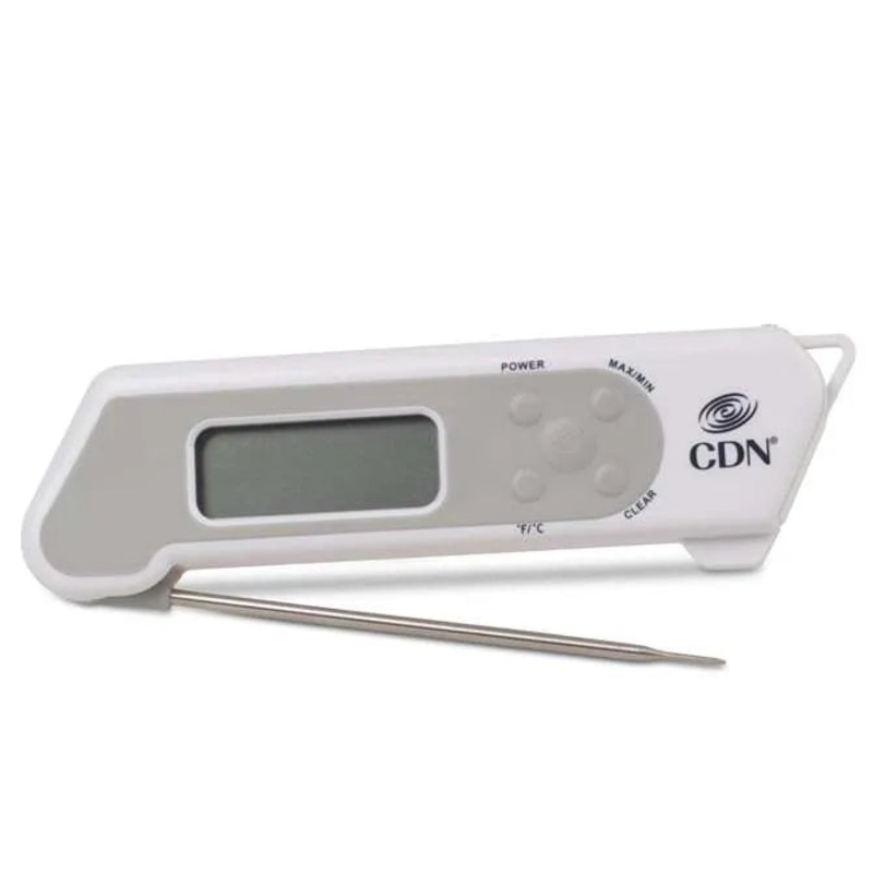 Folding Thermocouple Thermometer in White