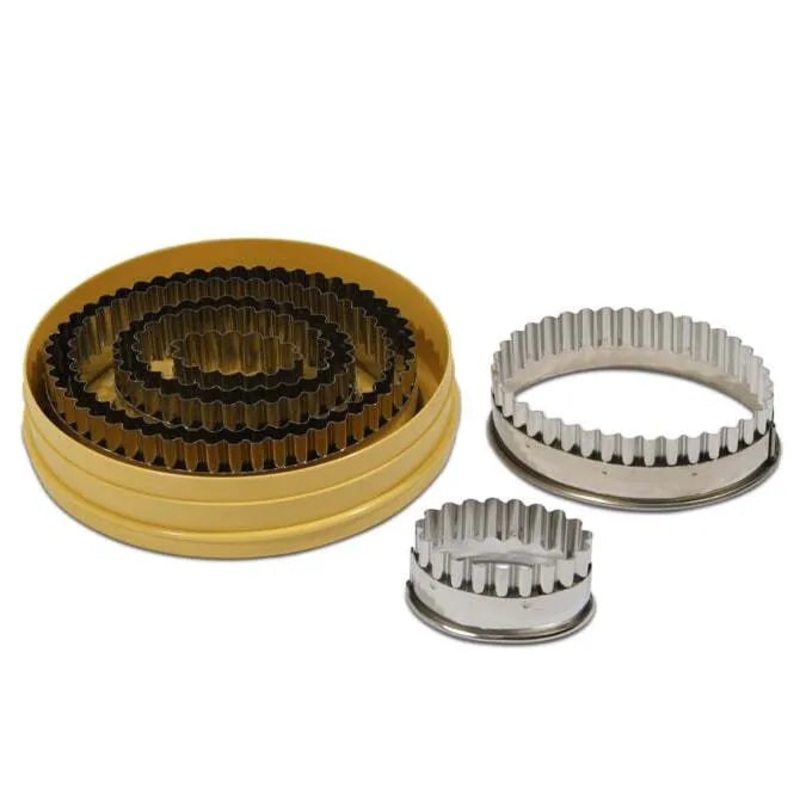 Fluted Oval Cutter Set – 7 pcs