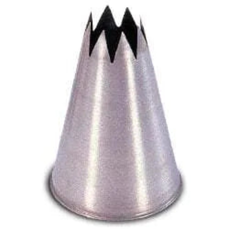 Set Of 10 Open Star Pastry Tips
