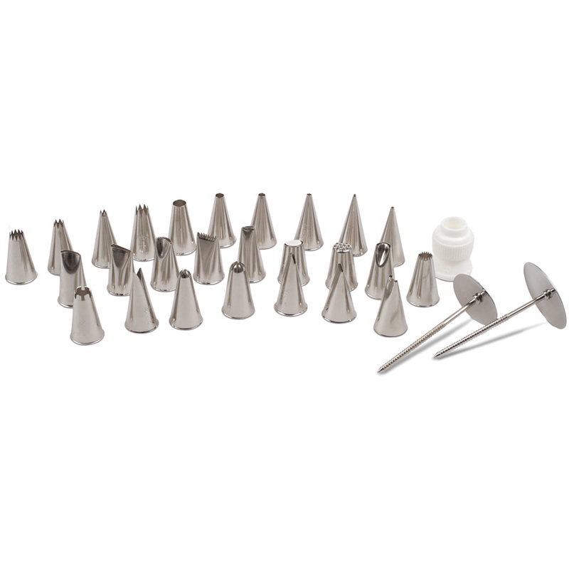 Stainless Steel Pastry Tip Set – 29 Piece