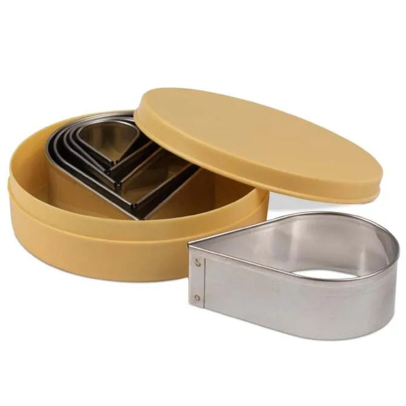 Tear Drop Cutter Set – Stainless Steel
