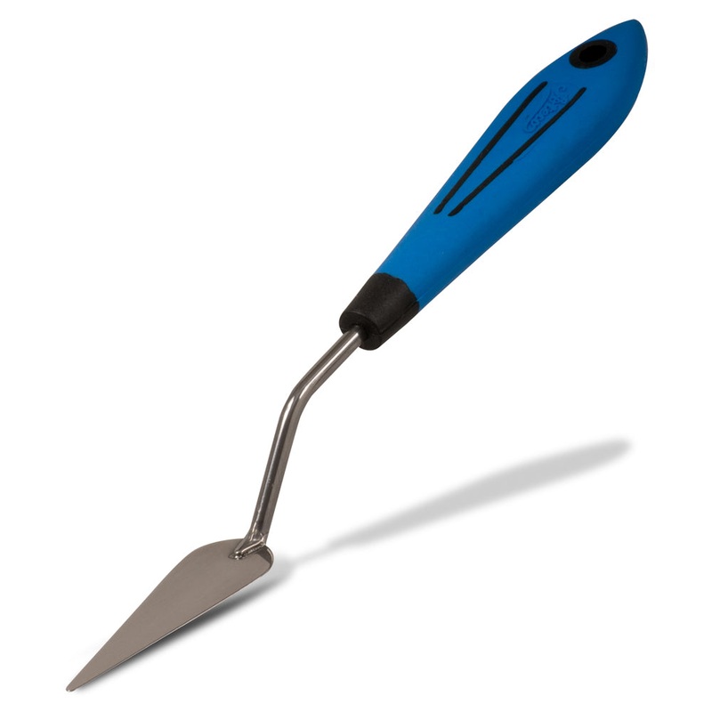 Tear Drop Shape Offset Palette Knife  with Non Slip Handle