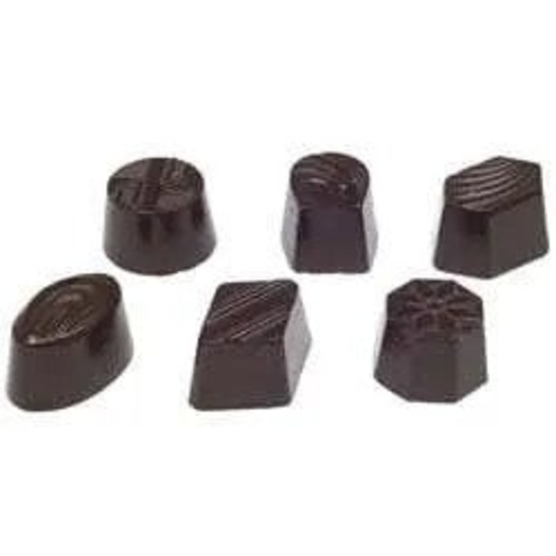6 Assorted Shapes Chocolate Mold – 36 Forms