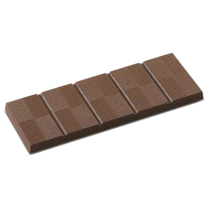 Lined 5 Section Bar Chocolate Mold